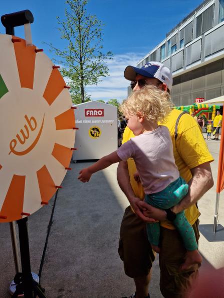 Zwirbelirad am Kids Day